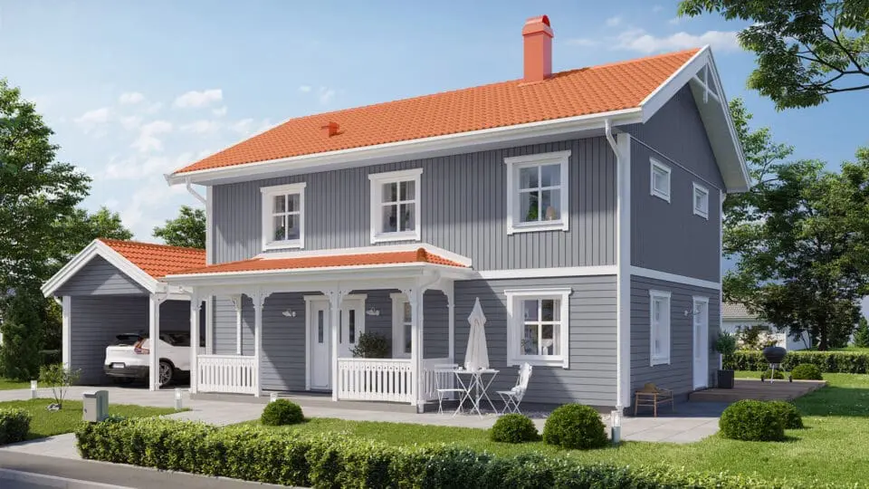 Prio 145 traditionell framsida grå