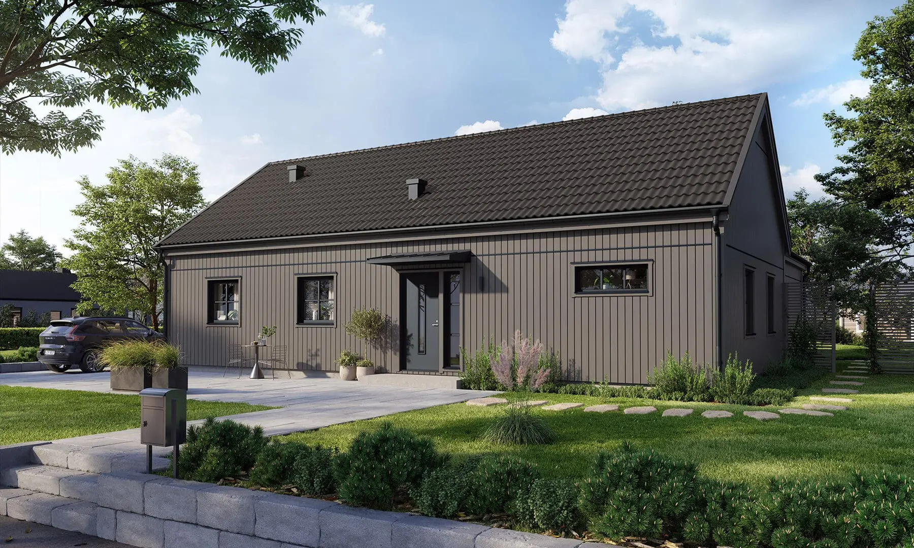 Prio 141 industriell framsida varmgrå