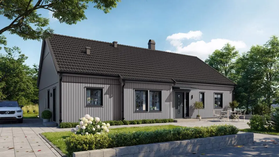 Prio 143 industriell framsida grå