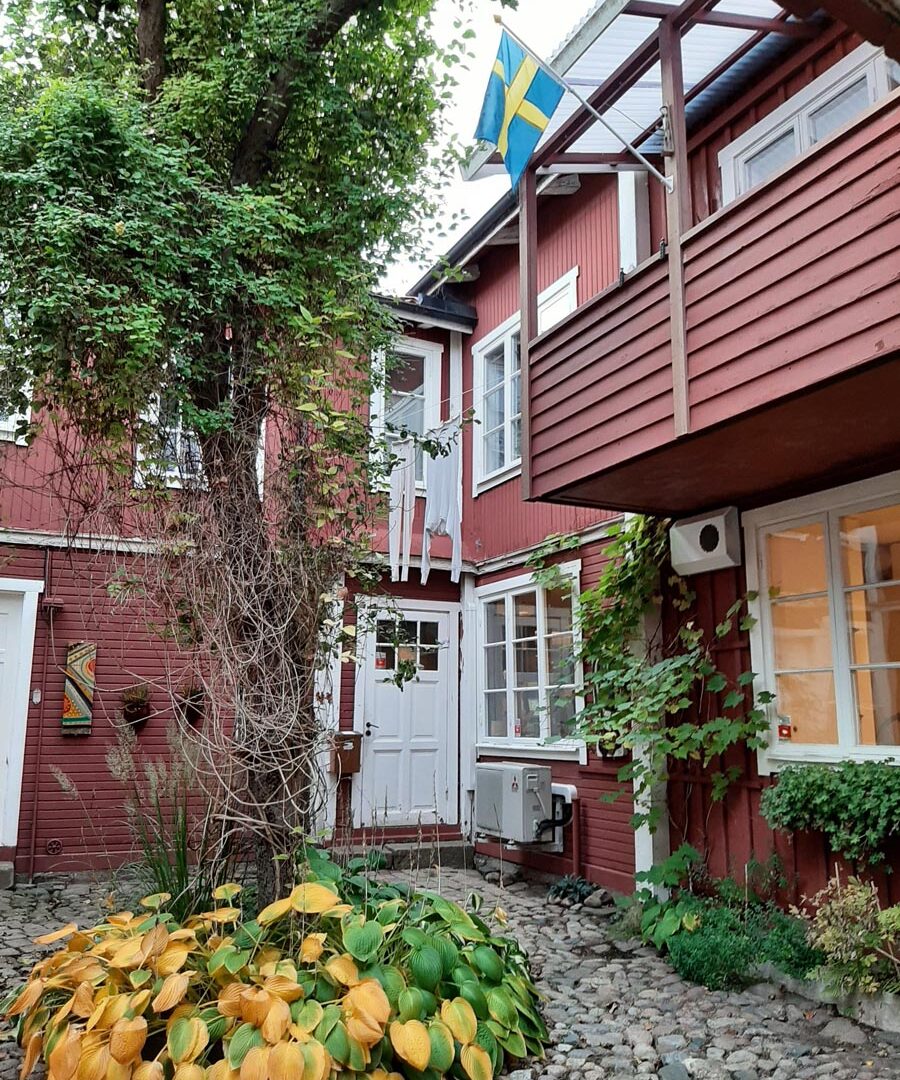 Alte Holzhäuser in Eksjö
