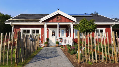 Rotes Schwedenhaus von Eksjöhus