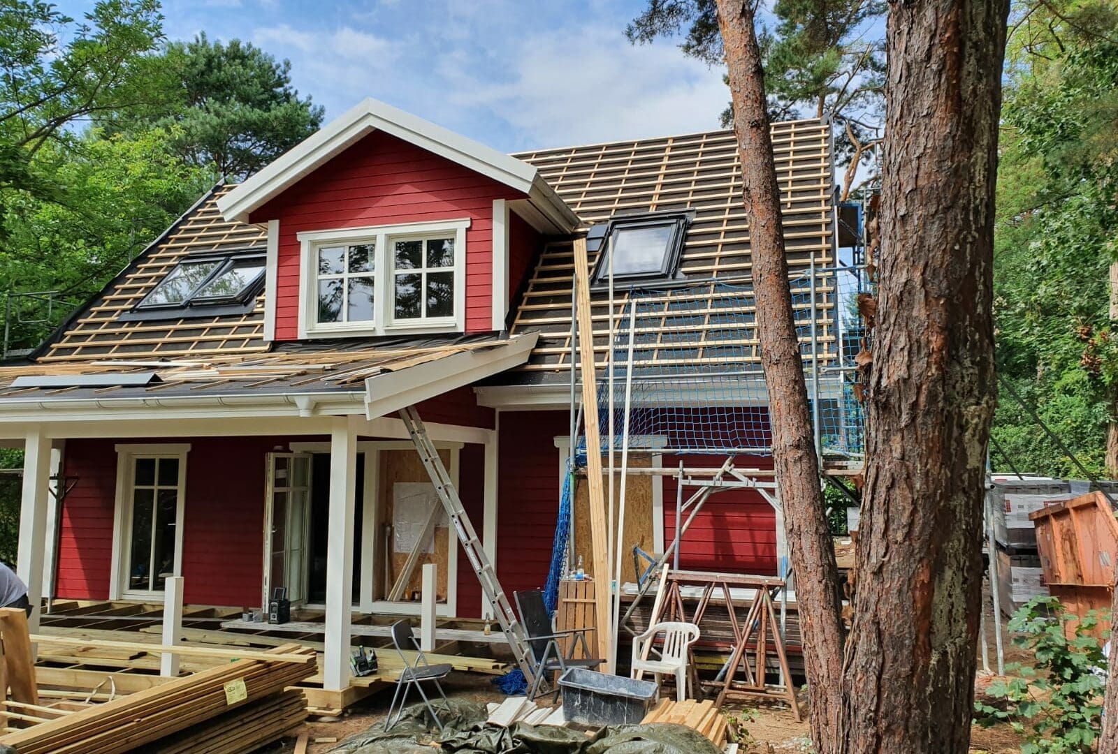 Falunrotes Haus von Eksjöhus