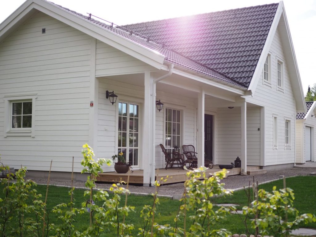 Haus "Nostalgi" von Eksjöhus im südschwedischen Dalsjöfors