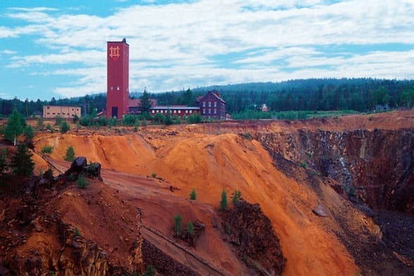 Warum sind Schwedenhäuser rot? Die Farbe stammt aus der Kupfermine von Falun