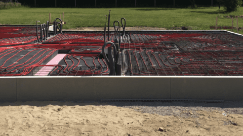 Erfahrungen Eksjohus: Fundament mit Thermobodenplatte