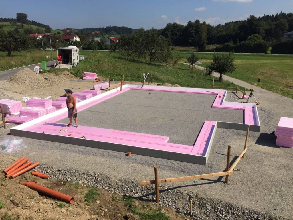 Thermobodenplatte für ein Eksjöhus - Erfahrungen Schwedenhaus