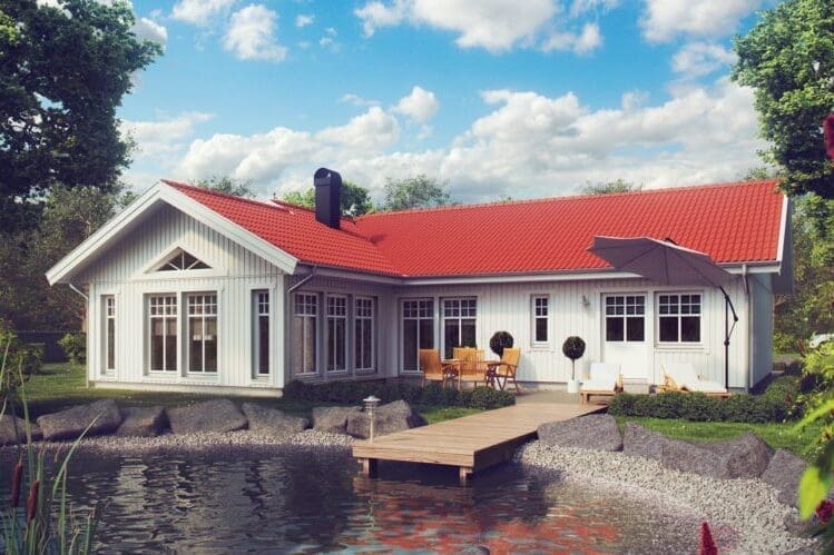 Barrierefrei: Bungalow Lövängen von Eksjöhus