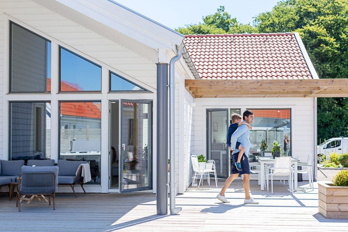 Detailansicht Hausmodell Trend von Eksjöhus