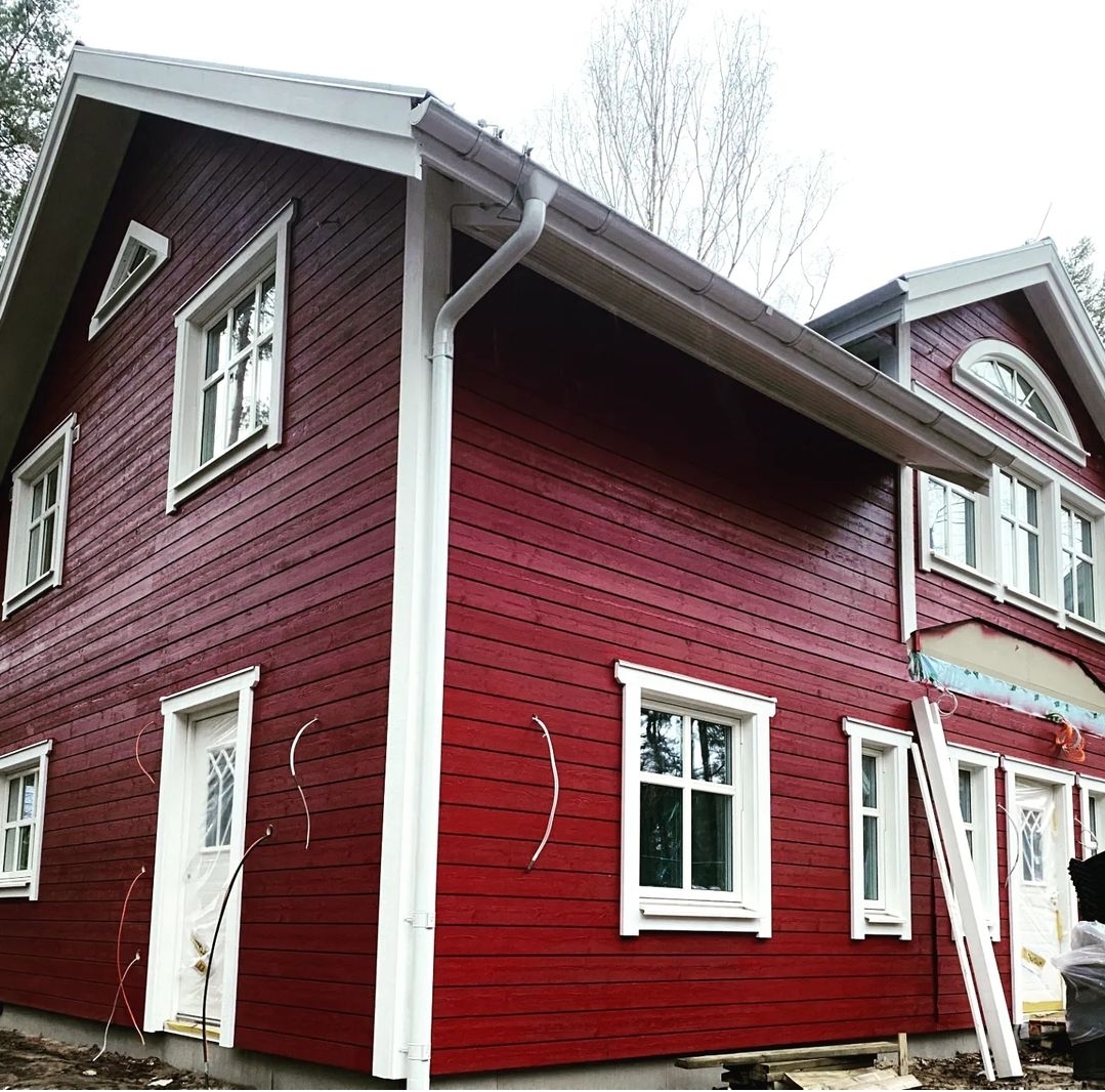 Klassisches schwedisches Holzhaus