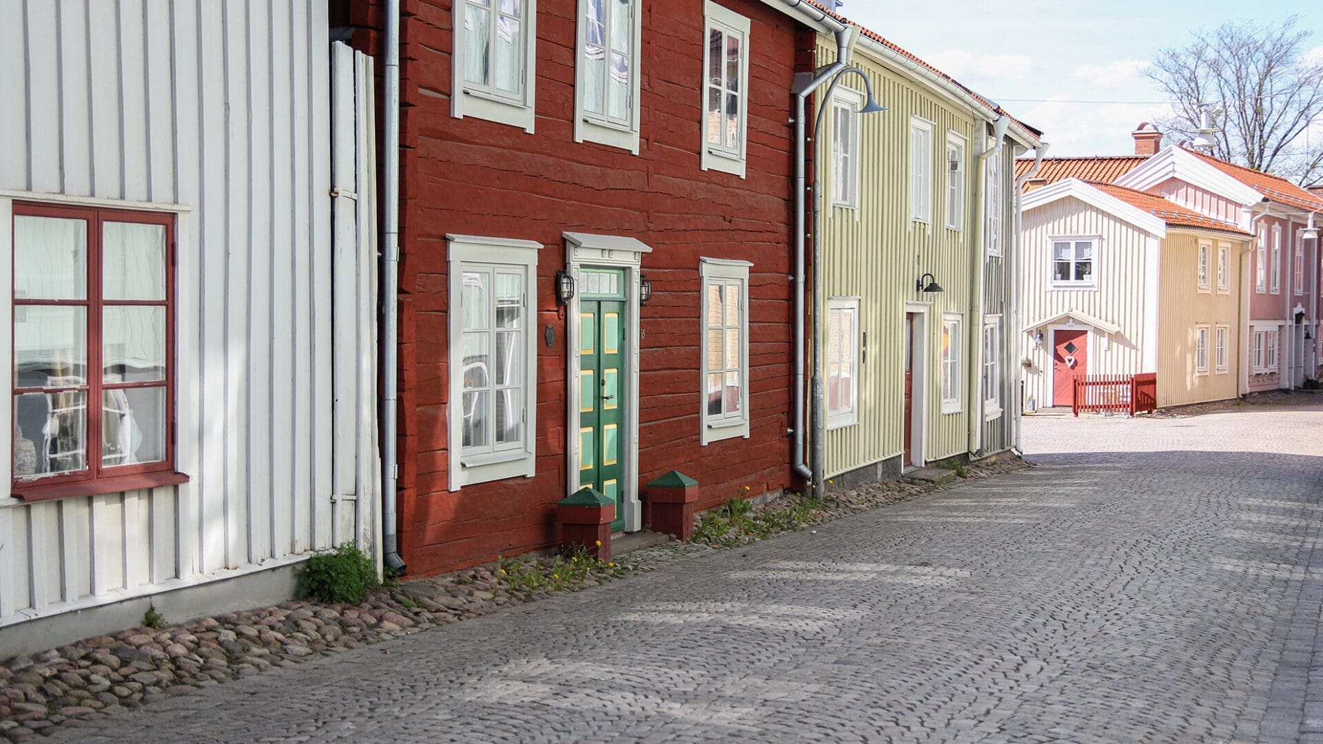 Spaziergang durch Eksjö: die Hauptstraße