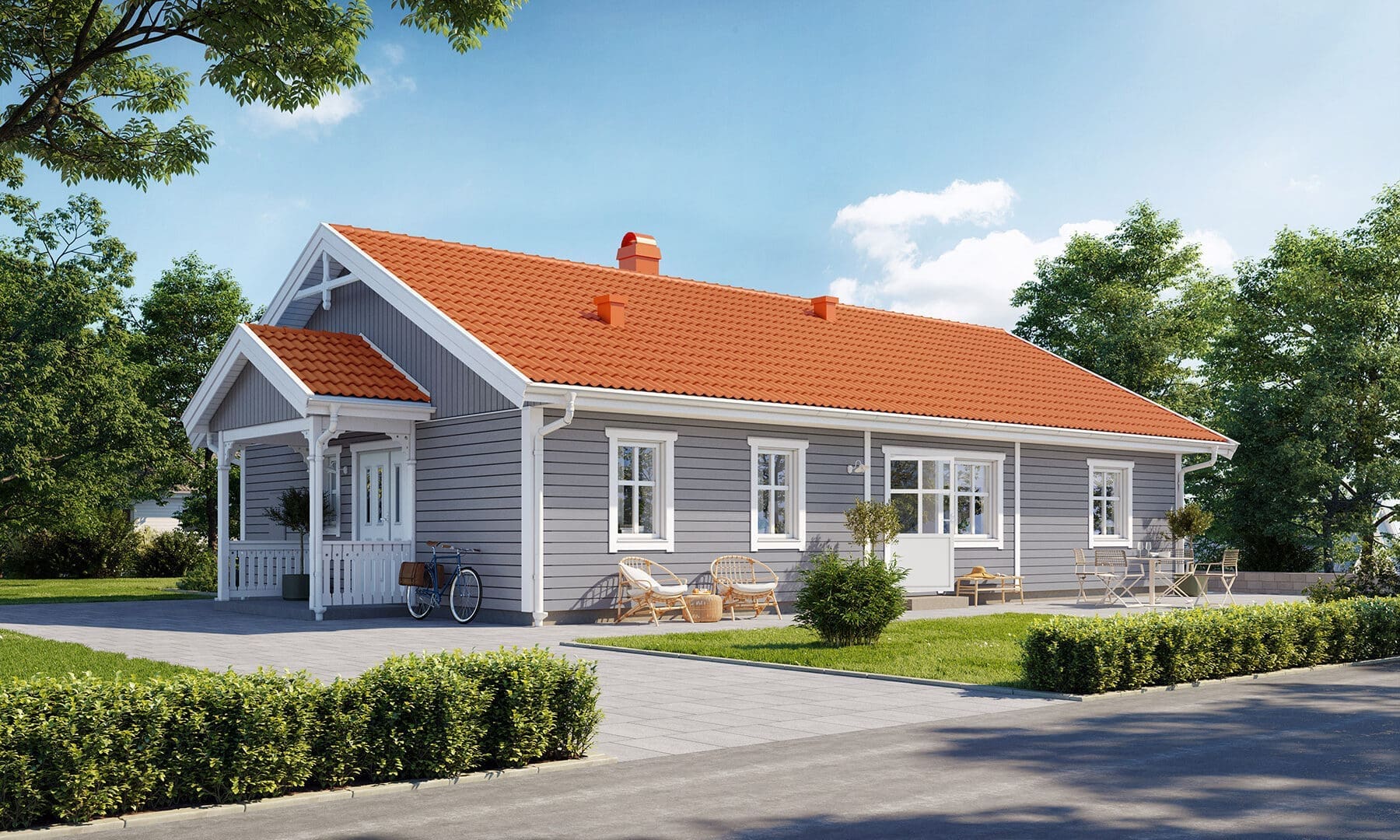 Modell PRIO 116 traditionell, Frontansicht