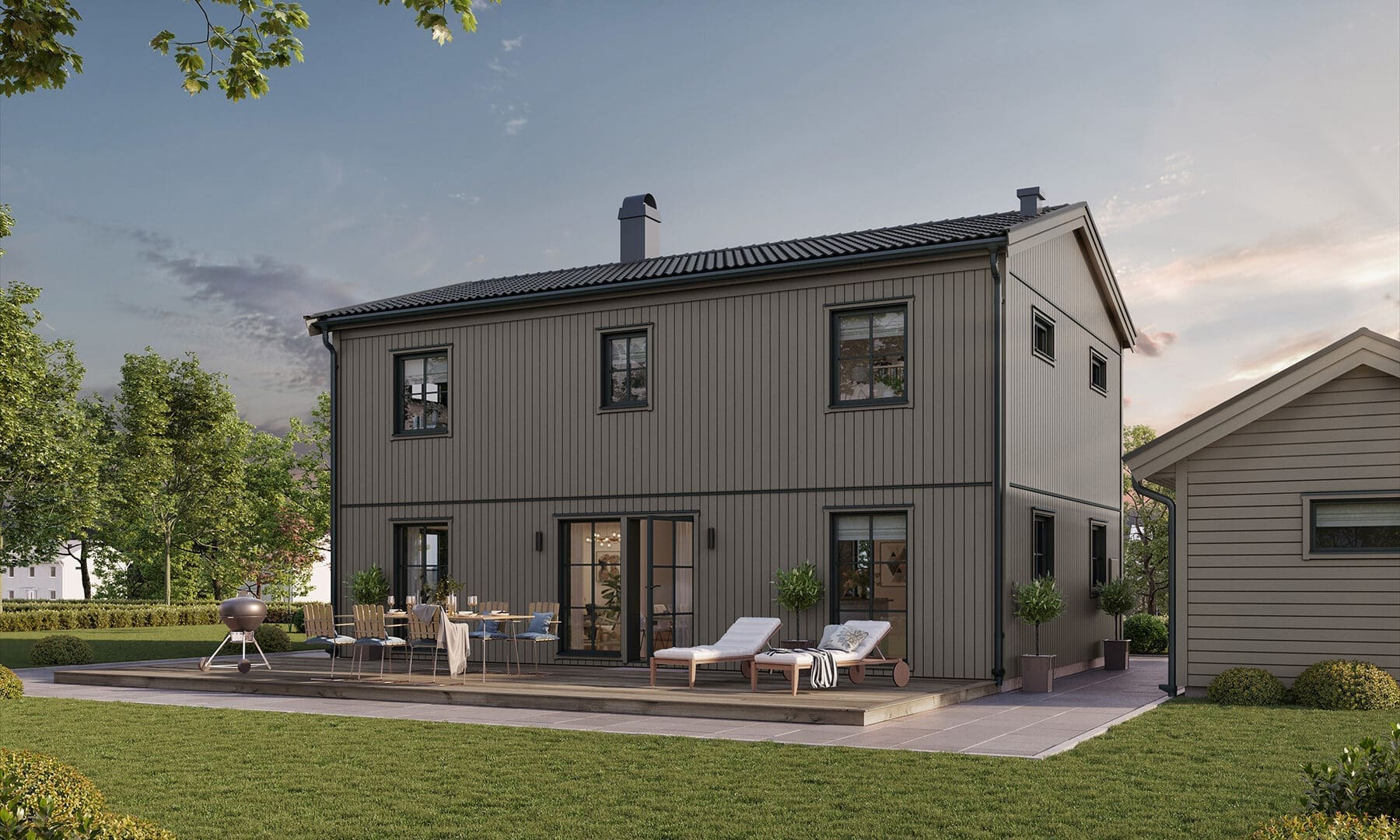 Prio 145 industriell baksida beige