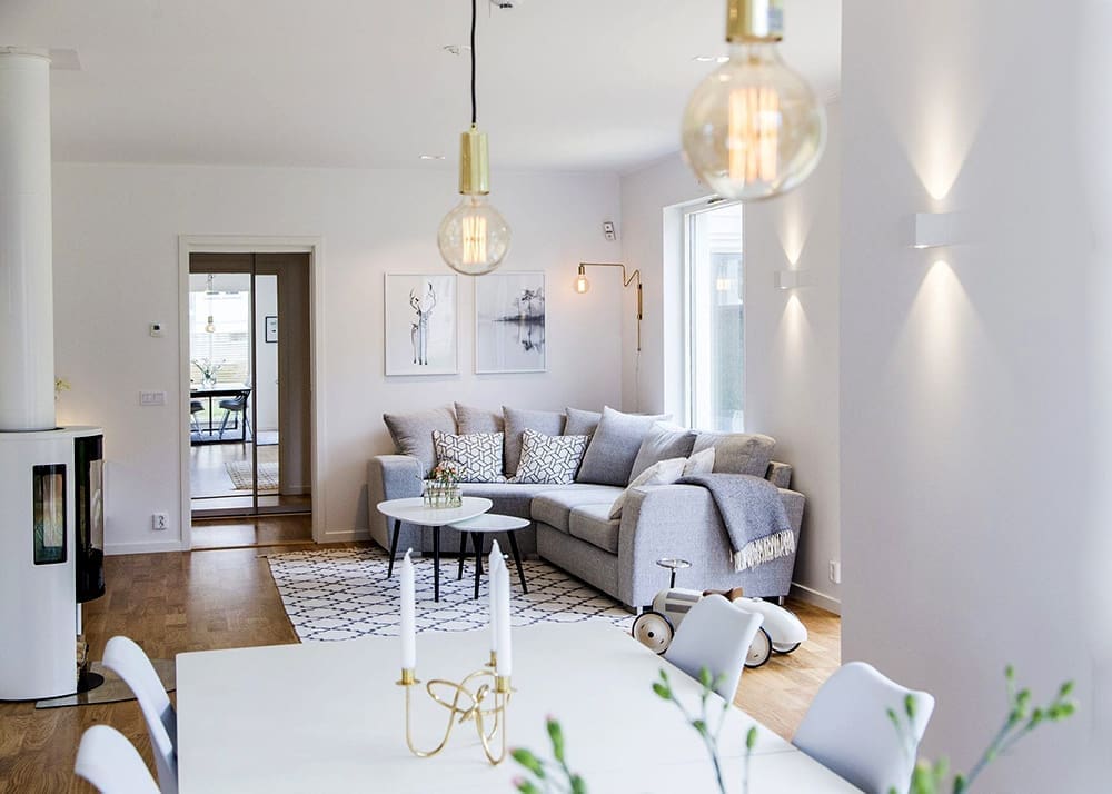 Indirekte Beleuchtung sorgt für schöne Lichtakzente