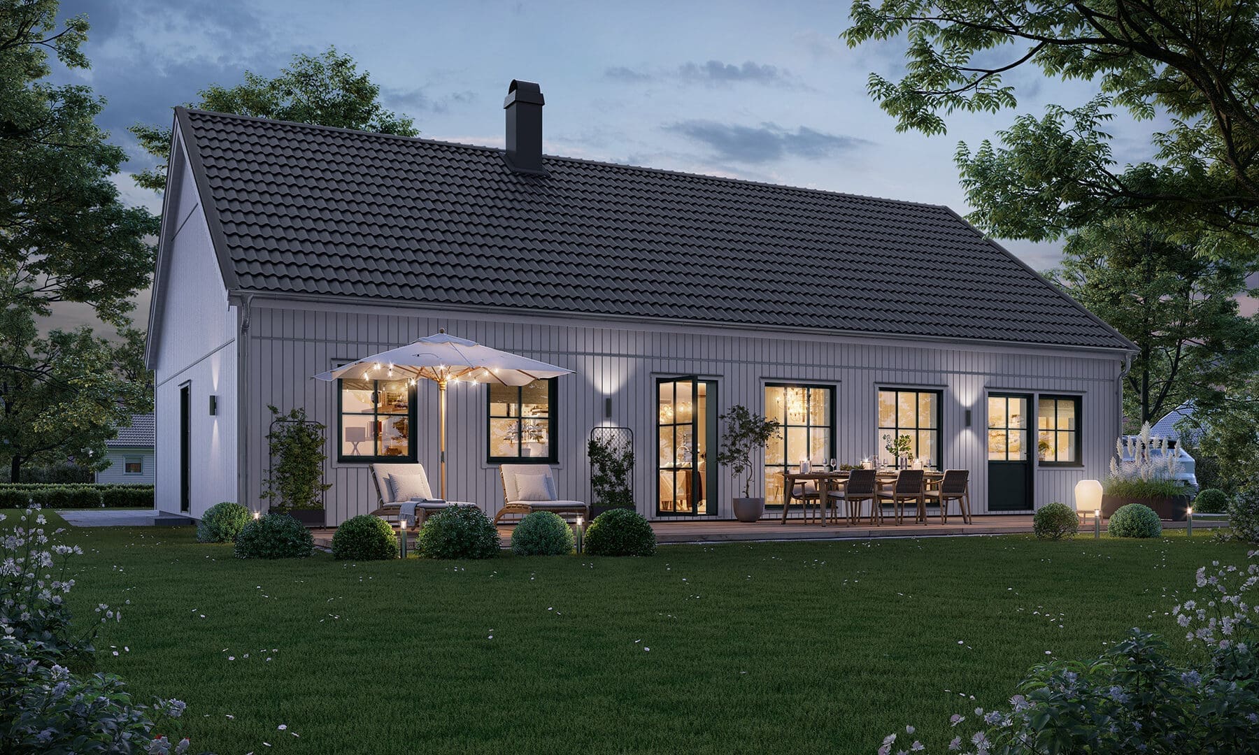 Prio 143 industriell baksida vit